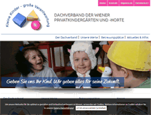 Tablet Screenshot of kindergarten.at
